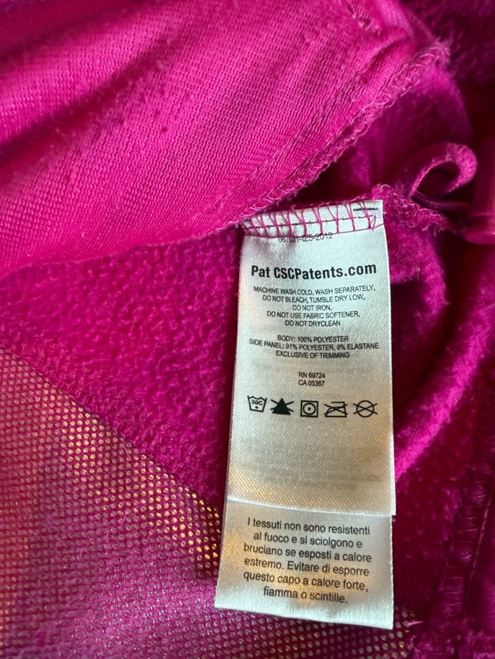 Columbia Women's Bright Magenta Full-Zip Fleece Jacket - Picture 5 of 6